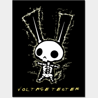 rabbit voltage tester Posters and Art